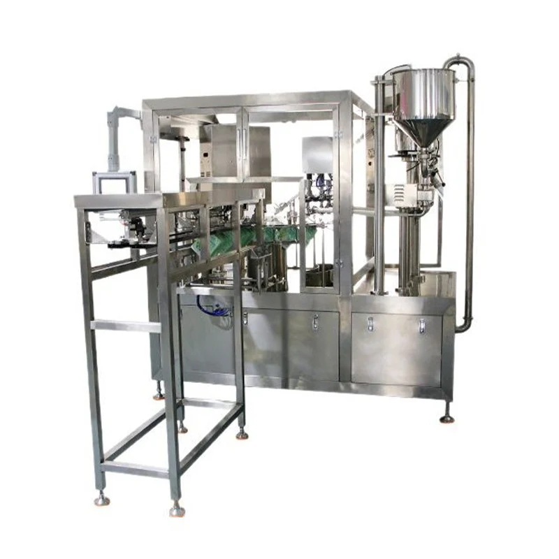 Máquina llenadora de bolsas con pico vertical
