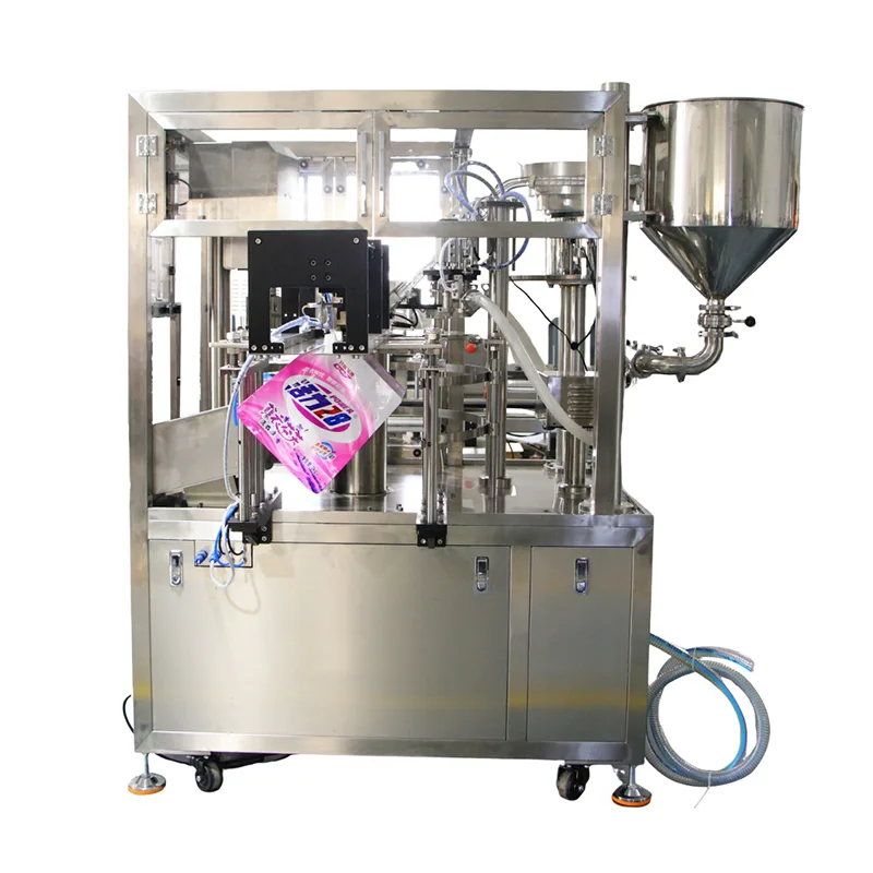 Máquina llenadora de bolsas de pie